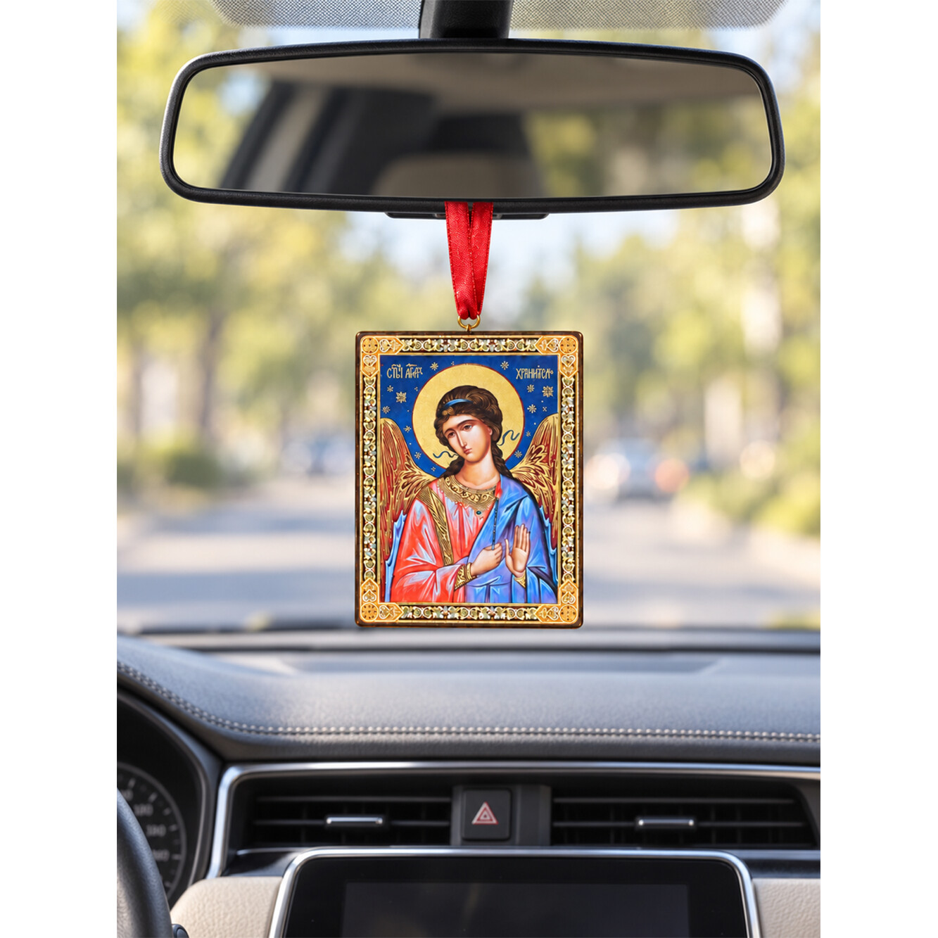 Byzantine Nativity of Christ & Holy Family Wooden Icon Ornaments