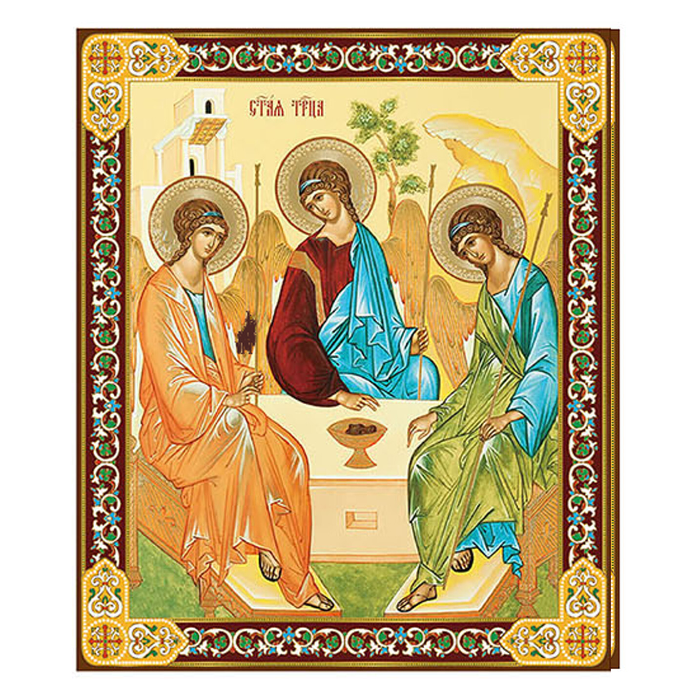 NEW ARRIVAL :: JC7-L Holy Trinity - Old Testament Trinity - Gold Foil ...