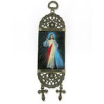TST31 The Divine Mercy Tapestry Textile Art Banner For Wall & Door Decoration 7"x2"