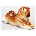 L1064 Lomonosov Porcelain Figurine Chow-Chow