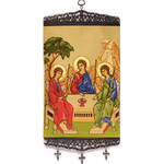 TL17 Old Testament Trinity Icon Banner Large 17"x8"