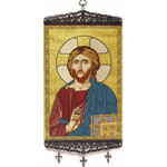 TL19 Christ The Teacher Icon Banner Large 17"x8"