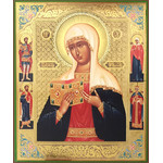 SF-292K Virgin of Kalushskaya 8 1/4"x6 3/4"