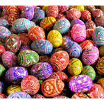 7012 Assorted Colorful Ukranian Pysanki Eggs!