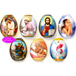 EW-14   Egg Wraps "Faberge"  7 Pcs in Pack