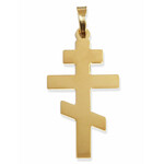 540-PL    14KT Gold Cross 7/8"