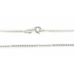 Chain-1 Sterling Silver Gold Plated Hallmarked Chain 18"
