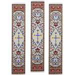 TBM51 Crucifixion  Book Marker Txtile Art 9 1/8"x2"