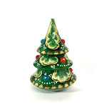 M-66 Christmas Tree Rolly Polly With Sound 4 1/2"x3 1/4"