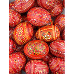 7012-5  Assorted Ukranian Pysanki Eggs Set of 5