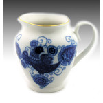 L5579 Cobalt Lace Creamer 4 1/2"x4"