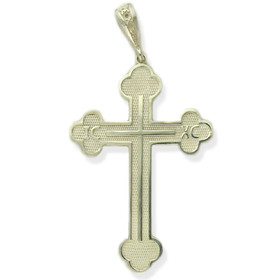 11-S Sterling Silver Cross ICXC Silver 935 NEW!! 2 1/4"x1 1/8"