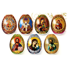 EW-14   Egg Wraps "Faberge"  7 Pcs in Pack