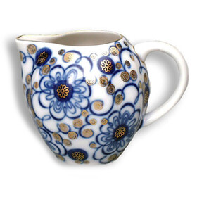 L6589 Lomonosov porcelain 'Winding Twig' Large Tea Pot