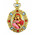 M-8-17 Virgin Mary of Vladimir Christ Jeweled Faberge Style Icon Pendant With Chain to Hang Gift Boxed