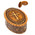 BIR-42 Oval Birch Box w/Cross