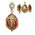 8559R FABERGE STYLE LOCKET EGG PENDANT