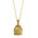 EC-55 Sterling Silver 925 22kt Gold Gilding Engraved Madonna & Child Icon Pendant Medal W Silver/Gold P Chain Prayer on the Back Side