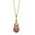 8443-P Sterling Silver Gold Plated  Egg Pendant With the Chain NEW