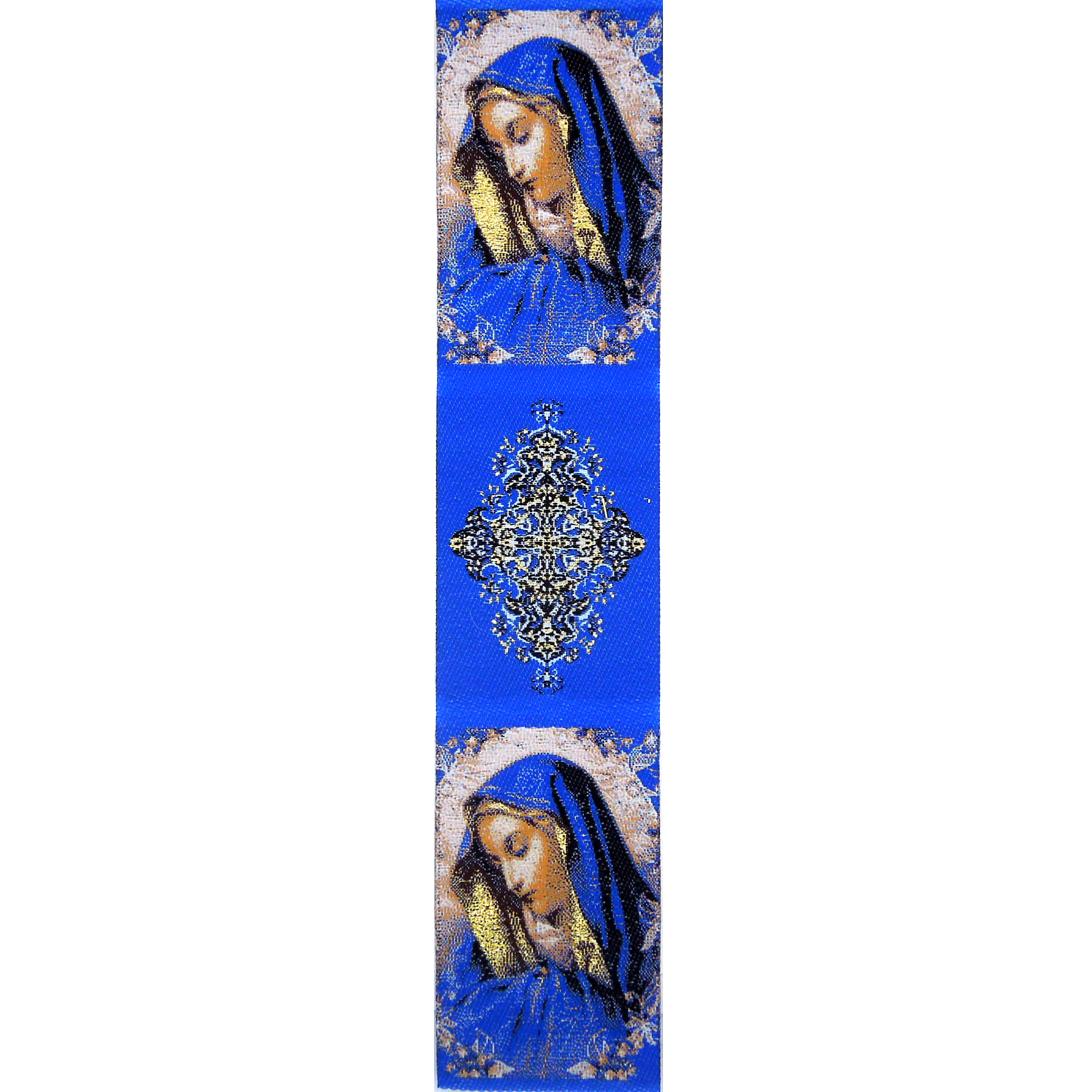 legislation haze sum TBM9 Virgin of Sorrows New Tapestry Book Marker 9 1/8"x2"