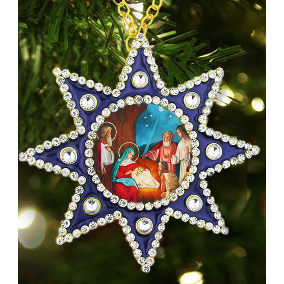 Icon Pendants Standing Hanging Crosses Star Of Bethlehem Wall Icon Pendants Standing Hanging Crosses Star Of Bethlehem Wall Tree Ornaments M 6b 62 Christmas Ornament Nativity Christ Faberge