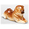 L1064 Lomonosov Porcelain Figurine Chow-Chow