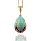 8753-T Faberge Style Egg Pendant Sterling Silver 925 18 kt Gold Gilded NEW!