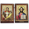IR-30A  Mini Diptych Virgin Mary of Kazan & Christ the Teacher 3"x5 1/4"