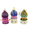 100-011 Christmas Ornament "Assorted Domes" 3"x1 3/8"
