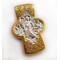 EC-97 Decent Into Hell, Sterling Silver Gold Plated Hans Engraved Cross