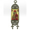 TST15 Virgin & Child Tapestry Textile Art 7"x2"