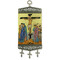 TMT31 Crusifixion Tapestry Textile Art 9 3/4"x3 7/8"