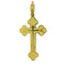 12G Pure Gold Cross 14 kt NEW 1 3/8"x3/4"